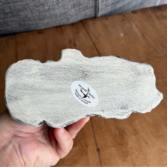 Vintage Beaver Dam Sculpture Figure Aardik Soapstone Canada Original sticker - Picture 5 of 7